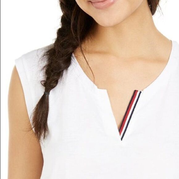 Tommy Hilfiger Drawstring Tank Dress Swim Cover-Up - Picture 3 of 13